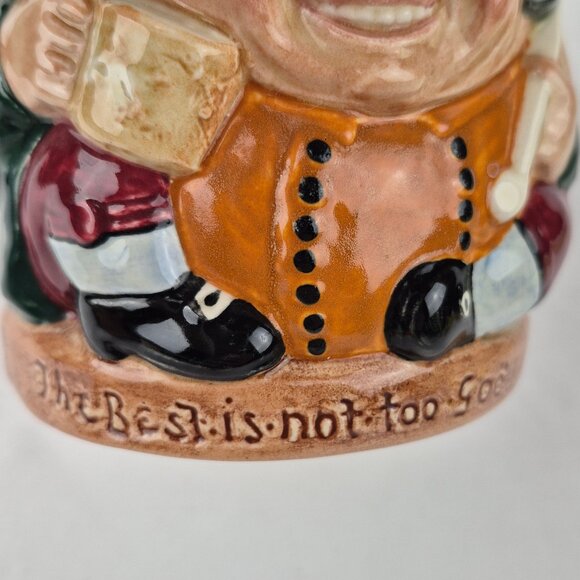Vintage Royal Doulton The Best Is Not Too Good Toby Mug Limited Editon England - Picture 7 of 14
